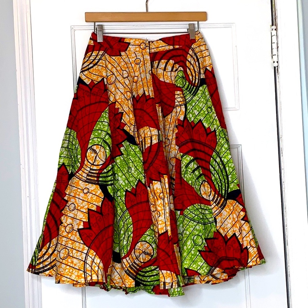 African Print Skirt